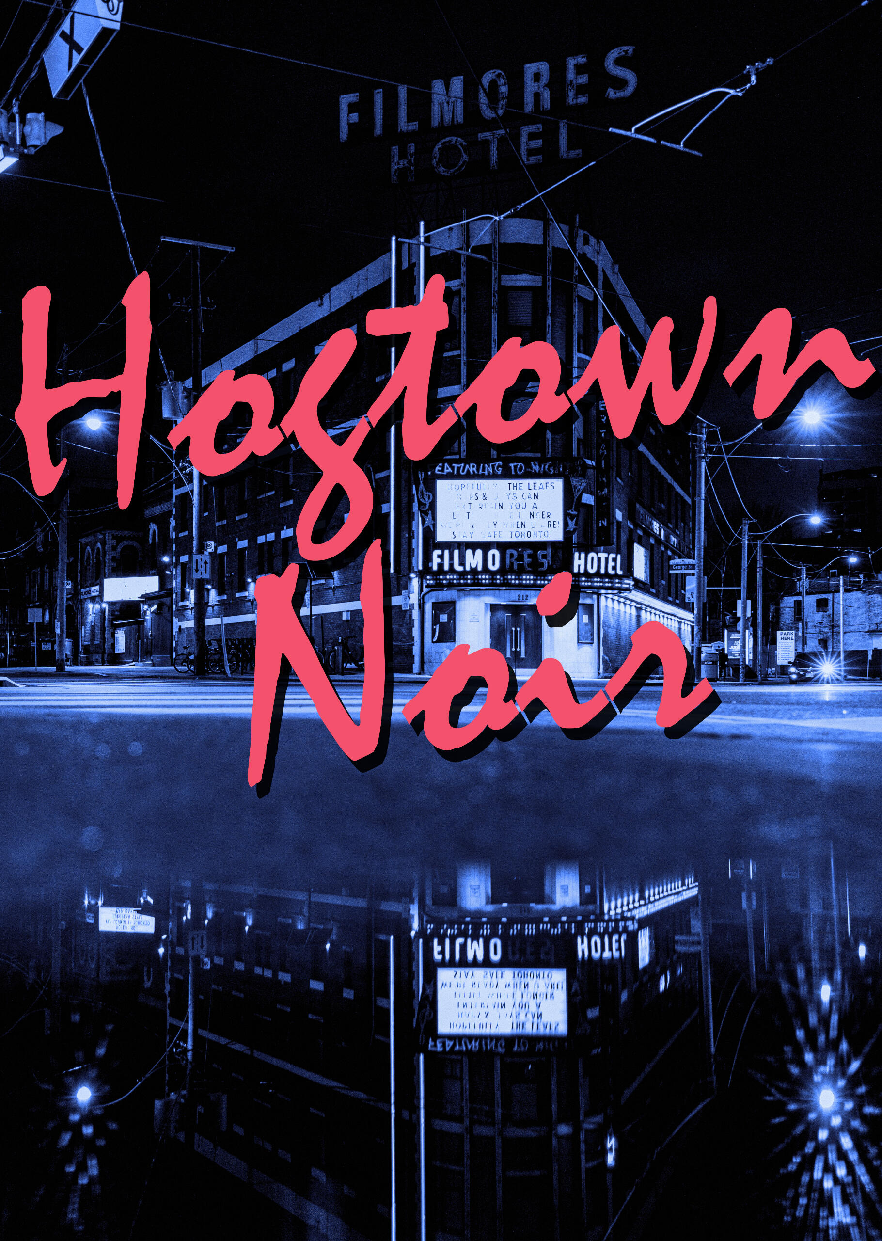 hogtown noir night scene with font